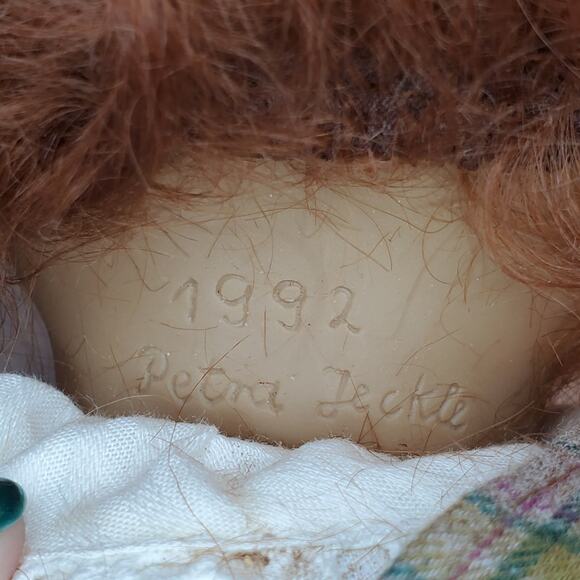 Vtg 1992 Jeckle-Jansen Kuntslerpuppen German Doll Sandy Signed No Hat - Picture 13 of 14